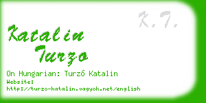 katalin turzo business card